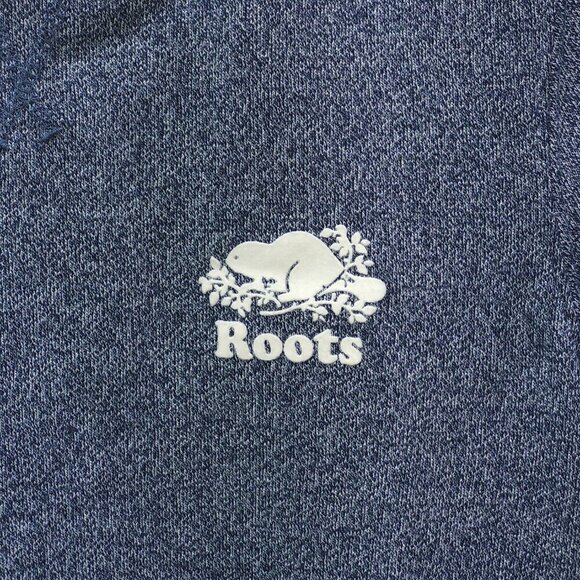 ROOTS Canada Women's Sweater Dress Size Small Short Sleeve Navy Blue - Picture 5 of 8